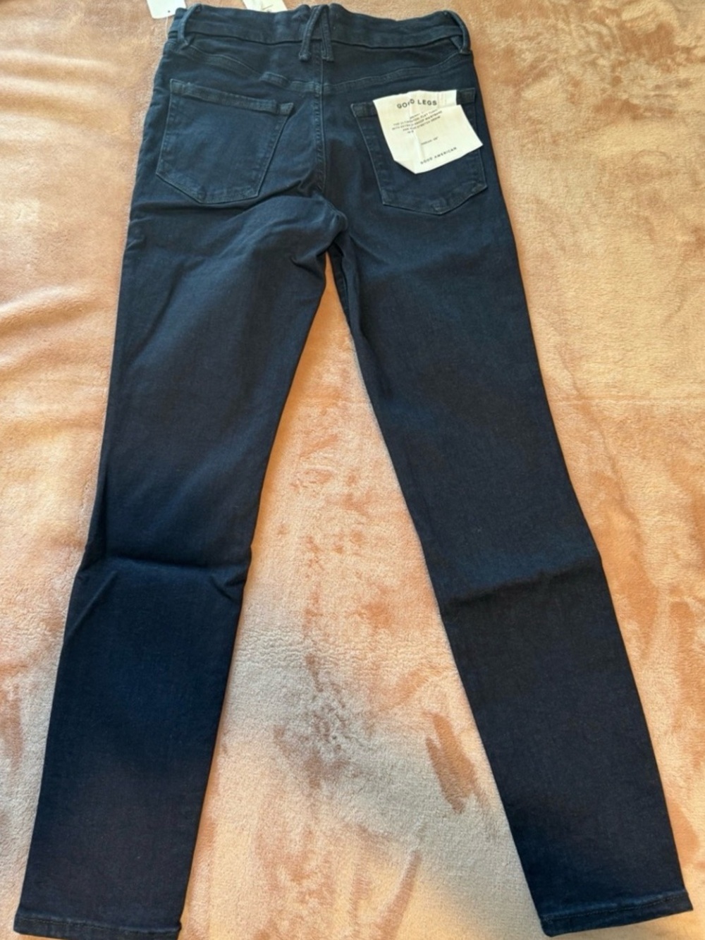 NWT Good American Dark Blue High Waisted Always Fit Good Leg Jeans Size 6-12 - Picture 9 of 14